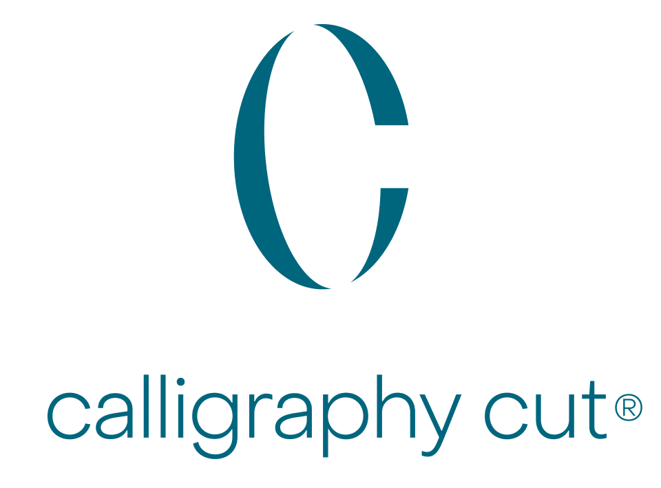calligraphy cut logo